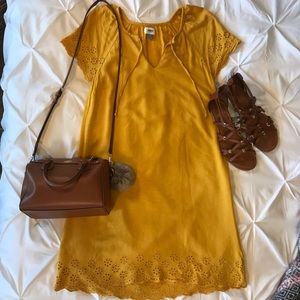 Old Navy Mustard Yellow Dress